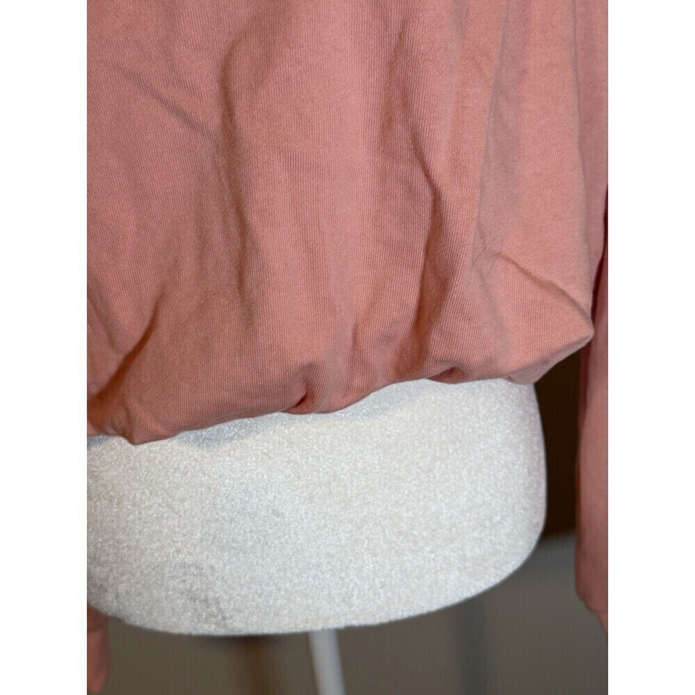 NWT Wild Fable Women's Pink Oversized Bubble Hem Sweatshirt Medium - Picture 3 of 10